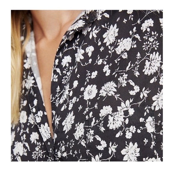 Grayson The Hero Button Down Floral Shirt Long Sleeve Blouse Women's Size 02 S - Picture 12 of 12